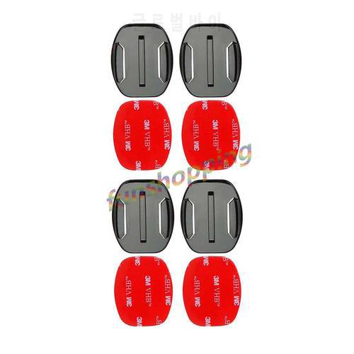 4 PCS Flat Mount Set Sticker Adhesive for Gopro Hero 7 6 5 4 3+ 2 Xiaomi Yi Action Camera For Go pro Accessories
