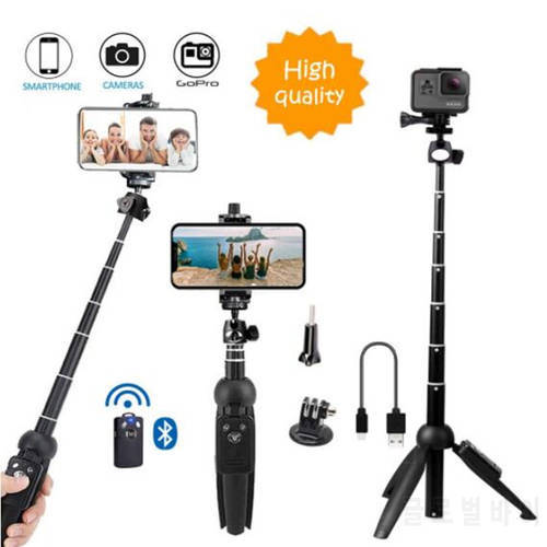 40-inch Selfie Stick Tripod Extendable Selfie Stick Tripod Stand+Wireless Remote For iPhone 7 8 X Plus,Samsung Huawei For Gopro