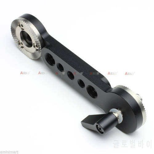 ARRI Type Rosette Rod Clamp Dog Bone Block Extension Arm fr 15mm Rod Support