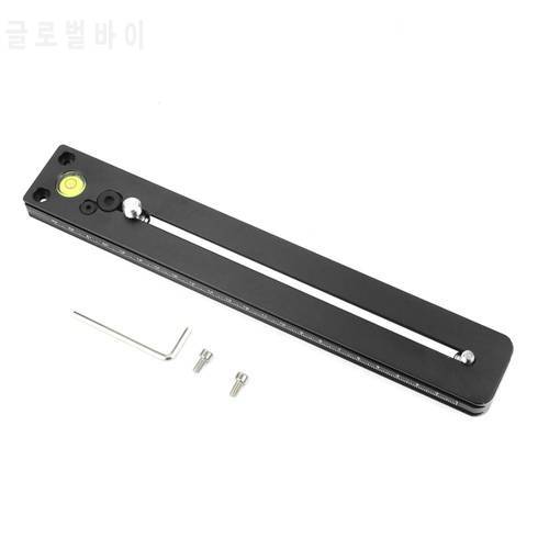Aluminum Alloy Lengthened Quick Release Plate 250mm Nodal Slide Rail with 1/4