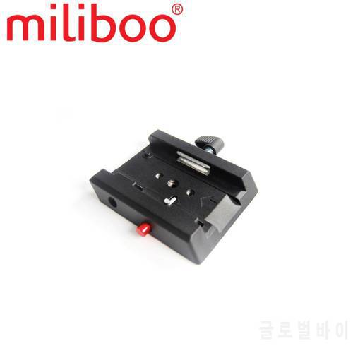 miliboo Quick Release Plate MYT804 Fluid Head Ball Accessory with 1/4&39&39 and 3/8&39&39 screw replace manfrotto