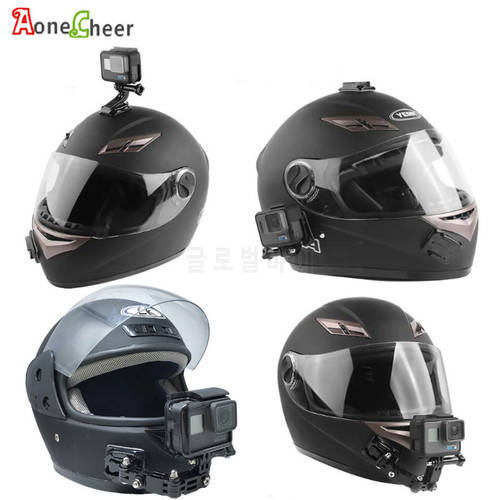 Motorcycle Helmet Chin Mount Holder for Gopro 7/6/5 SJ4000/SJ7/SJ8 for xiaomi yi 4k for sony action sports camera Arm Mount