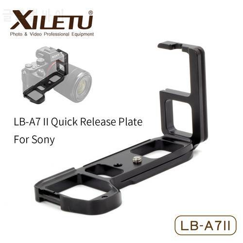 Xiletu LB-A7II Professional L Ball Head Quick Release Plate QR Mounting Bracket Plate Width 38mm For Sony a7 II 2 Arca tripod