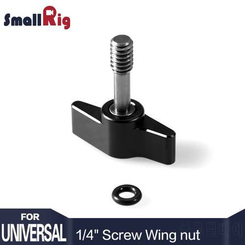 SmallRig Camera Camcorder Wing Screw Adapter Spring Ratchet Wing Nut with 1/4 Inch Thread - 1600