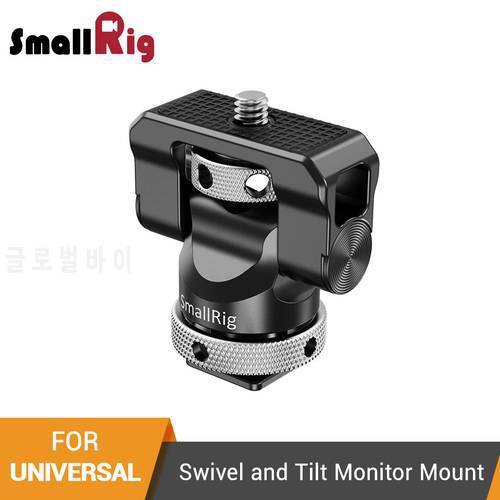 SmallRig Universal Swivel and Tilt Monitor Mount with Cold Shoe For SmallHD/Atomos/Blackmagic Monitor/Screen/EVF Mount -2346