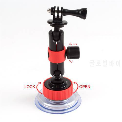 Gopro Accessories 360 Degree Rotating Car Window glass Suction Cup Holder Mount for Xiaomi Yi Go Pro Hero 5 4 3 SJ4000 SJ5000