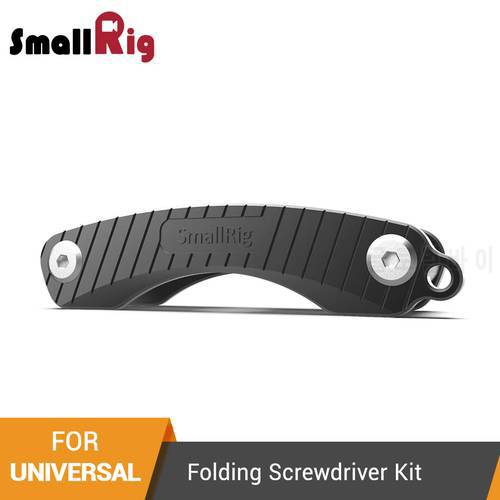 SmallRig Folding Screwdriver Kit Blade (Allen Wrench/Flat Screwdriver/Phillips Screwdriver/Torx T25 Screwdriver) Tool Set 2363