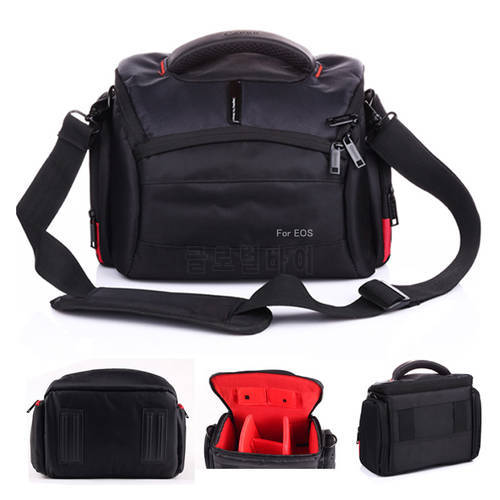 high quality Camera Bag for Canon EOS 750D 700D 600D 1100D 760D 80D 70D 1200D 1300D 450d 550D 60D 7D 5DII DSLR camera pouch case