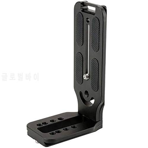 Universal Camera L Bracket Quick Release L Plate 1/4 Inch Screw Swiss Vertical Video Compatible For Nikon D750 D850 D3400 Cano