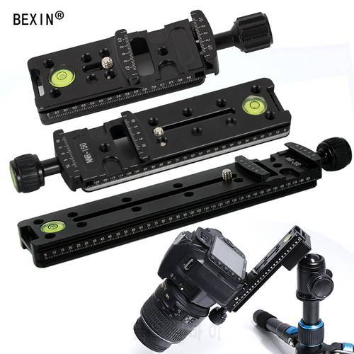 Slide Rail RRS Long Quick Release Plate Clamp Long-Focus Zoom Lens Support Holder Bracket For Arca Swiss Tripod Camera Ball Head