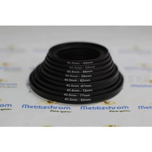 Mettzchrom 40.5mm to 49mm,52mm,55mm,58mm,62mm,67mm,72mm,77mm,82mm Filter Step Up Rings Adapter for Nex A6000 A6300