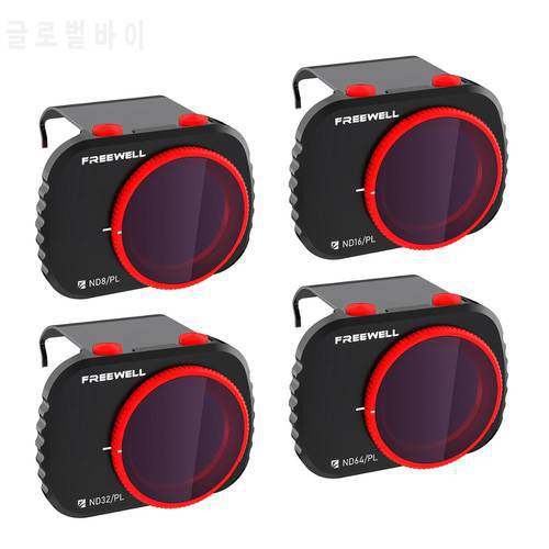 Freewell Bright Day - 4K Series - 4Pack Filters Compatible with Mavic Mini/Mini 2 Drone