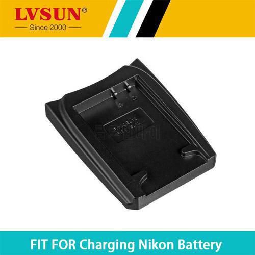 LVSUN EN-EL12 EN EL12 Rechargeable Battery Adapter Plate Case For Nikon S9050 S8000 S610 S620 S70 S9100 S1100 Batteries Charger