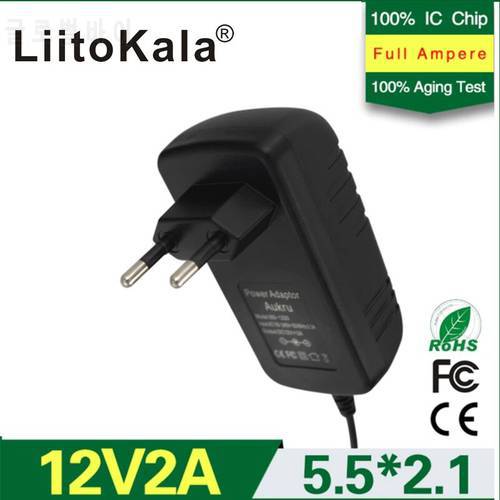 LiitoKala DC 12V 2A 3A Power Adapter 5.5*2,1mm Buchse AC 110V 220V Beleuchtung transformator Led-streifen CCTV Router