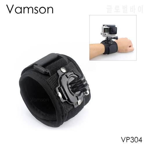 Vamson for GoPro Accessories 360 Degree Rotation Hand Strap Wrist Mount For Gopro Hero 4 3+ 2 1 forSJCAM for Xiaomi for Yi VP304