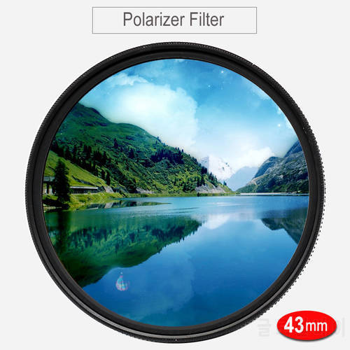 CPL Filter 43mm Circular Polarizer Polarizing Filter for Panasonic Lumix DC-LX100 II LX100 LX100M2 LX100II