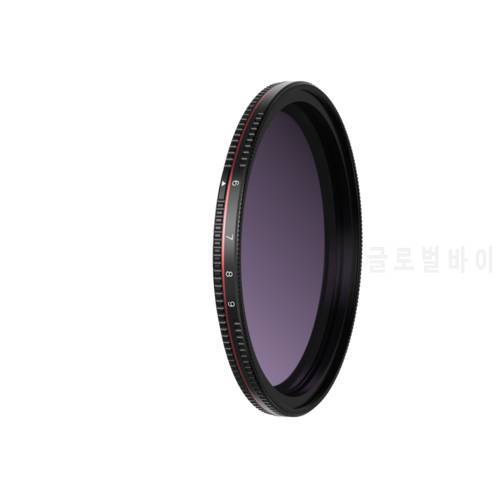 Freewell 82mm Threaded Hard Stop Variable ND Filter Bright Day 6 to 9 Stop Camera Filter
