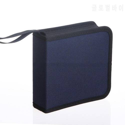 Durable CD Bags Accessories 40 Pieces High-grade Oxford Bag Car CD Case Storage Bag Album Holder Box Cover Carrying Organizer
