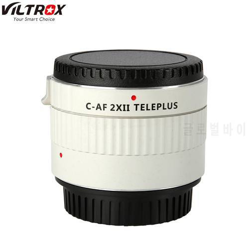 Viltrox C-AF 2XII TELEPLUS Teleplus Autofocus Teleconverter 2.0X Extender Telephoto Converter for Canon EOS EF lens 7DII 5D IV