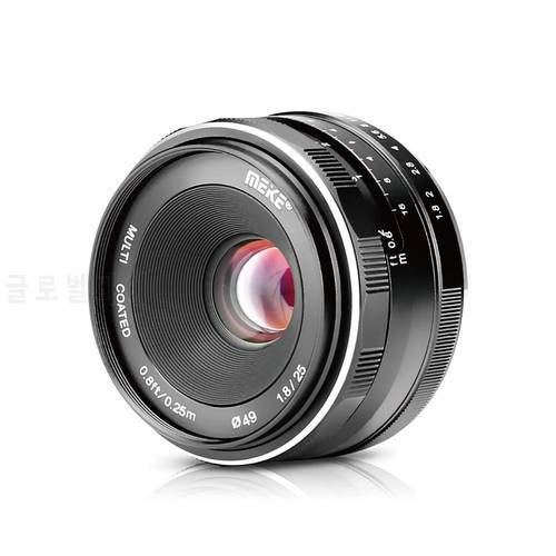 Meike 25mm f1.8 Large Aperture Manual Lens for Olympus Micro 4/3 EM10 Mark ii/EM5/EM1/EP5/EPL3 and Panasonic Lumix G7 Cameras