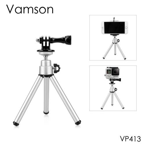Vamson for Go Pro Accessories Mini Scalable Monopod Tripod For GoPro Hero 11 10 9 8 7 6 5 4 for DJI OSMO Action for Yi 4K VP413