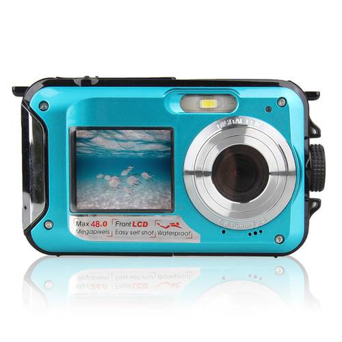 фотоаппарат 48MP Underwater Waterproof Digital Camera Dual Screen Video Camcorder Point and Shoots Digital Camera фотоопарат