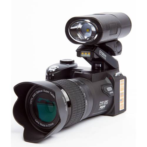 Wide Angle Digital Camera 24X Optical Zoom Telephoto Lens DSLR SLR 1080P HD Camcorder 3