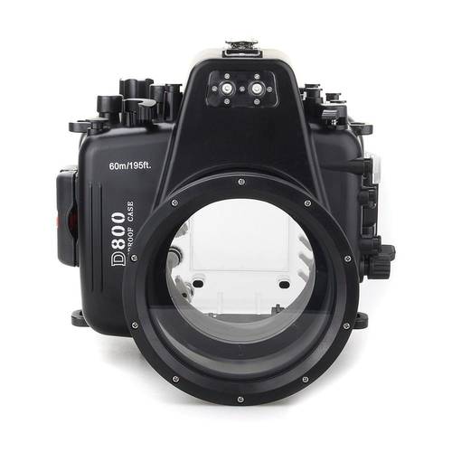 60m/195ft Waterproof Box Underwater Housing Camera Diving Case for Nikon D750 D800 D810 105mm Lens Camera Bag Case Cover