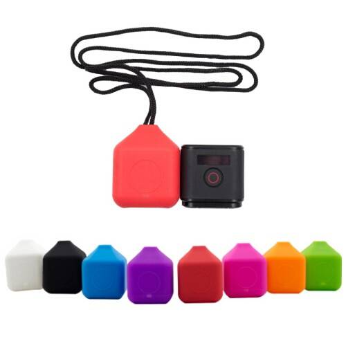 Clownfish Soft Silicone Rubber Protective Case Cover Skin With Sling Rope Can Hang for GoPro Hero 4/5 Session Camera Accessories