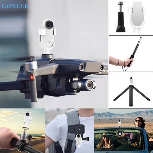 Accessories For Insta360 Go Action Sports Camera Backpack Mount Adapter Clip Bike Tripod Selfie Stick Pole Suction Connector