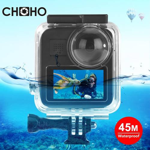 for gopro max accessories waterproof case shell panoramic action camera diving protective box For go pro max 360 diving cover