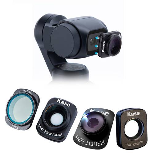 Kase ND2-400 Variable ND Neutral Density Filter/Wide Angle Lens/Macro Lens/Fisheye Lens for DJI OSMO Pocket Handheld Camera