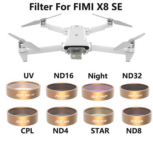 Drone Camera Filter For Xiaomi Fimi X8 SE CPL UV Star ND 4 8 16 32 Filters For Fimi X8 SE Drone Accessories