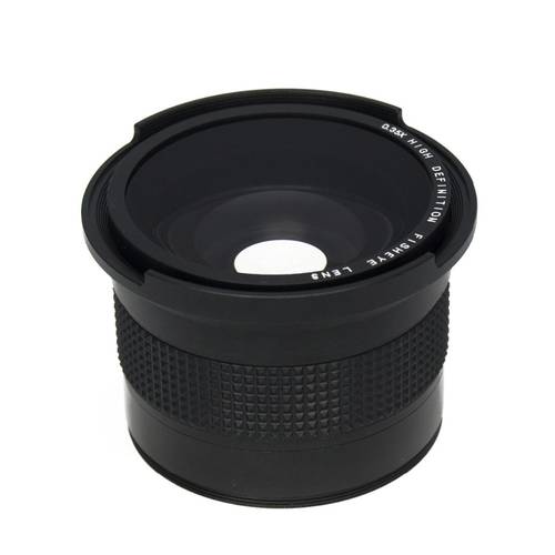 Lightdow 0.35x 58mm Super Fisheye Wide Angle Lens+Macro lens for 58mm Canon 70D 60D 7D 6D 700D 650D 600D 550D 1100D 18-55mm Lens