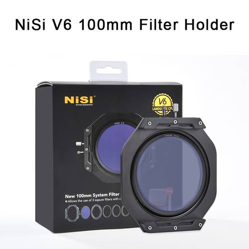 NiSi V6 100mm Filter Holder with Enhanced Landscape CPL and Adapter Ring Lens Cap Square Filters Holder for Canon Nikon Camera
