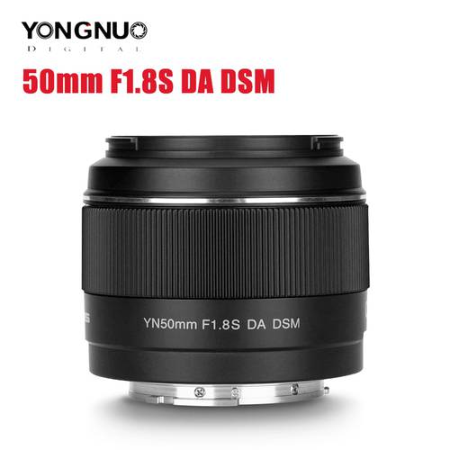 Yongnuo 50mm F1.8 F1.8S DA DSM Lens for Sony E Mount APS-C A6300 A6400 A6500 Cameras Auto Foucs Lens