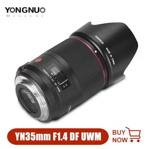 YONGNUO YN35mm 35MM F1.4 DF UWM Lens Auto Focus fixed lens for Canon 6D 5D MARK IV 70D 200D 6D MARK II T6 1300D 200D 70D 7D G7X
