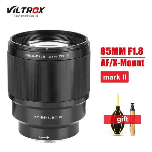 2020 NEW VILTROX 85mm F1.8 Mark II XF Lens Auto Focus AF Portrait Lens for Fuji Fujifilm X mount Cameras XT3 X-H1 XT20 XT30 XT4