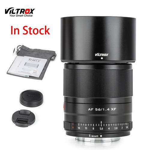 Viltrox 56mm F1.4 XF Large Aperture Autofocus Portrait Lens for Fujifilm X-mount Cameras X-T30 X-T3 X-PRO3 X-T200 X-E3 X-T2