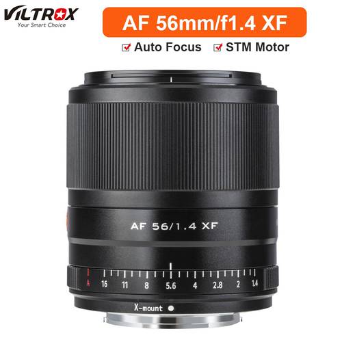 Viltrox 56mm F1.4 Camera Lens APS-C Auto Focus Large Aperture Lens for Fujifilm X-mount Camera For X-T30 X-T3 X-PRO3 X-T4