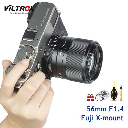 Viltrox 56mm F1.4 XF Lens Large Aperture Portrait AF Lens for Fujifilm Fuji X mount Cameras XT4 XT30 X-T3 XPRO3 X-T200 XT2 XT100