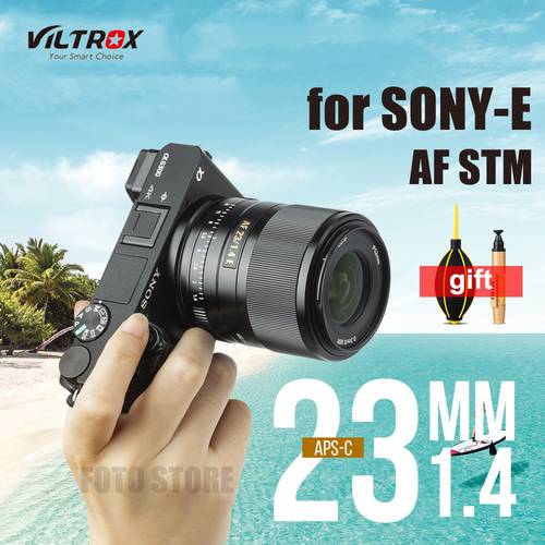Viltrox 23mm F1.4 STM E-Mount Camera Lens Auto Focus Large Aperture Lens for Sony A6300 A6600 A9 A7RIII A7M3 A7 III A7RIV
