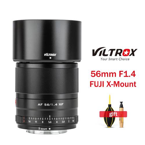 Viltrox 56mm F1.4 XF Lens for Fuji X mount Cameras Large Aperture AF Portrait Lens for Fujifilm XT3 XT30 XT2 X-PRO3 X-E3 XT4