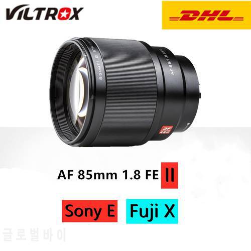 Viltrox 85mm f1.8II STM Auto Focus Full-Frame Portrait Prime Lens For Fuji X-Mount Camera X-T3 X-Pro2 Sony E-Mount A9 A7M3 A7R2