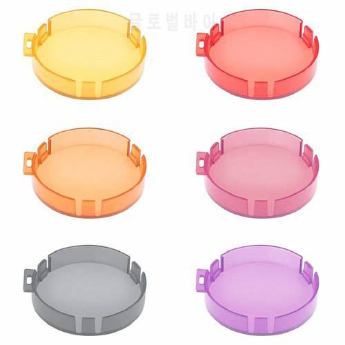 Diving Filter Waterproof Shell Case Color Filter Red Yellow, Orange and Purple Grey Pink for AKASO EK7000