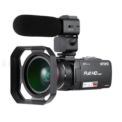 Ordro HDV-Z82 Full HD Digital Camera 3 inch TFT LCD Touch Screen Camera Professional Remote Control 10X Picture Video Camera40