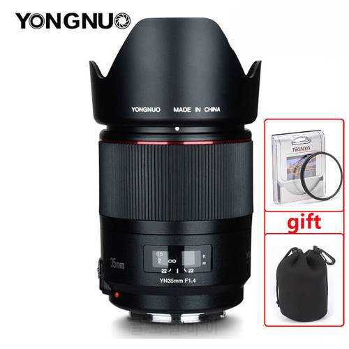 YONGNUO YN 35MM F1.4 Wide Angle Lens for Canon 5DII 5D 500D 400D 600D 60D lens for Canon DSLR Camera Lens