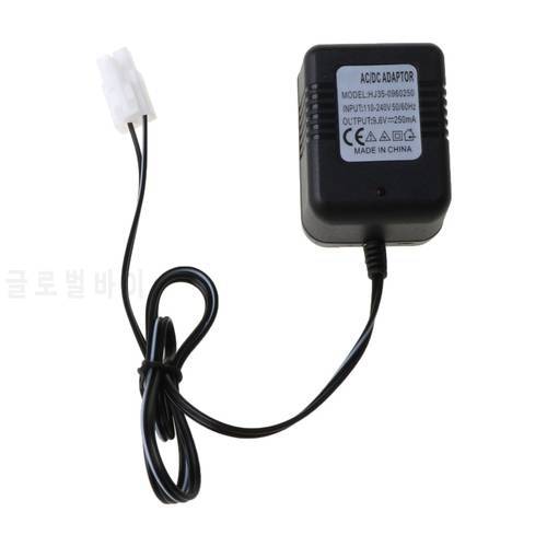 Rechargeable Battery Charger Ni-Cd Ni-MH Batteries Pack KET-2P Plug Adapter 9.6V 250mA Output RC Toy