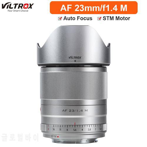 Viltrox 23mm f1.4 STM EF-M mount Auto focus APS-C Prime Lens for Canon EOS M Cameras M5 M6 Mark II M200 M50