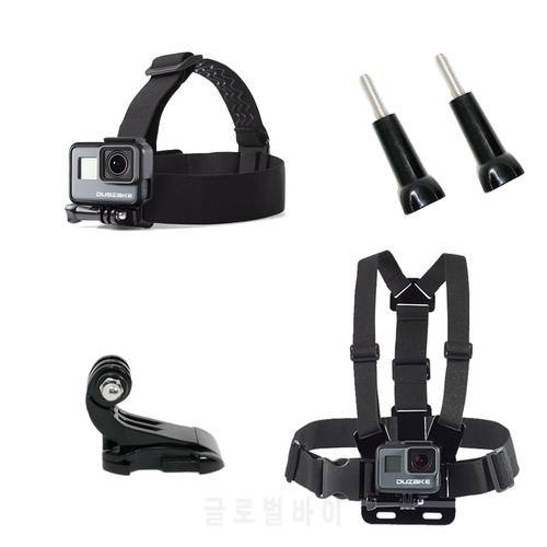 Chest Head Belt Mount For Gopro Hero 5 Accessories Set Head Strap Harness For Eken J Mount For Go pro Kit For Action Camera